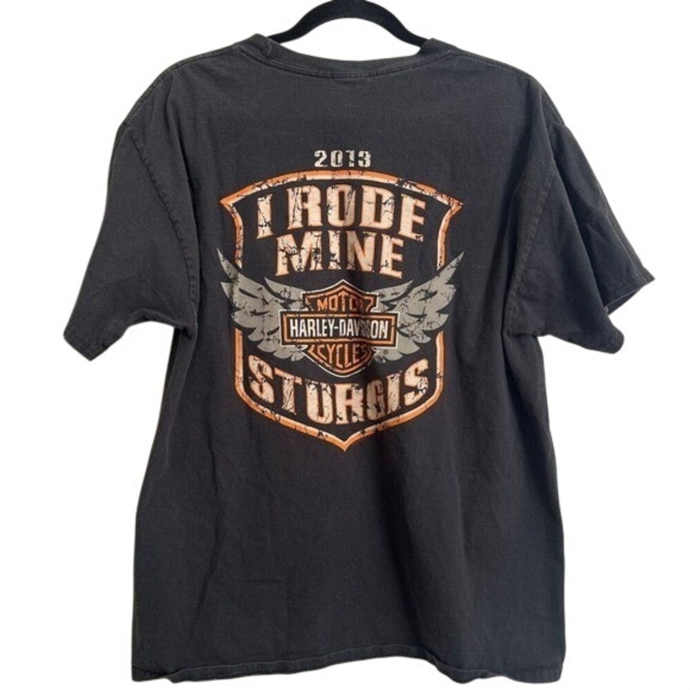 Harley Davidson 2013 Sturgis I Rode Mine T Shirt L